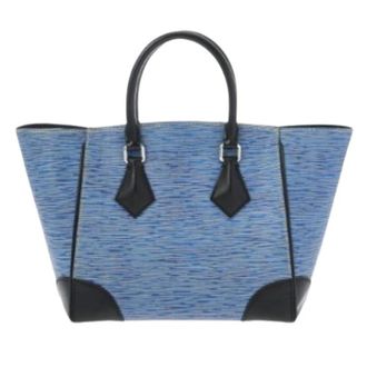 Louis Vuitton Pre-owned Tote Bags, female, Blue, Size: ONE SIZE Pre-owned Epi Denim Tote Bag