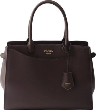 Prada Bolso Grande Prelude - Bags - Mujer - Marr&oacute;n - ONE SIZE