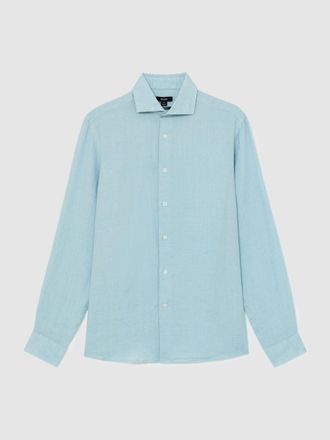 Reiss Ultra Marine Green Shirt, Xxl
