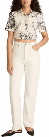 Rebecca Taylor Emblem Fleur Blouse in Ivory Combo at Nordstrom, Size 10