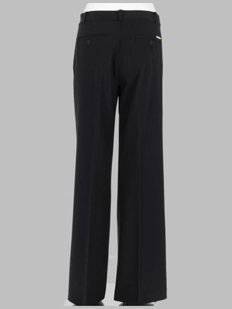 Michael Michael Kors Stretch-Wool Blend Trousers - Black
