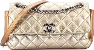 Chanel Lady Pearly Flap Bag Quilted Calfskin Medium shoulder bag - Oro