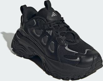 adidas Womens Shadow Valley Shoes - Black Leather - Size UK 4.5