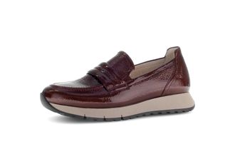 Gabor Reedham Wine Patent Womens Loafers 72.475.88 Red