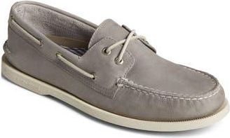 Sperry Top-Sider Authentic Original 2-Eye Boat Shoe in Grey at Nordstrom Rack, Size 13