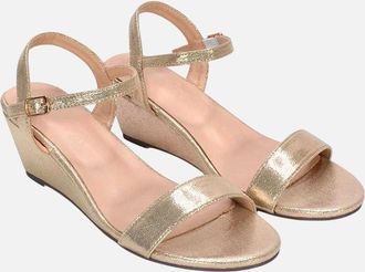 XY London Womens XY London Womens/Ladies Alissa Open Toe Sandals - Gold - Size: 8