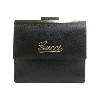 Gucci Pre-owned Bi-fold Portemonnee - Heren - Vintage Accessoires - Zwart - ONE Size - Leer - Vintage