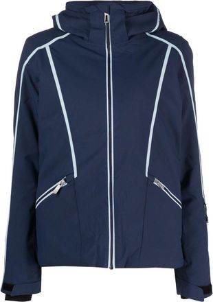 Rossignol Flat hooded ski jacket - women - Polyester/Polyester - S - Blue