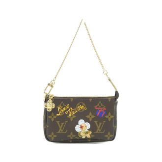 Louis Vuitton Brown Coated Canvas Pochette Pouch (Pre-Owned)