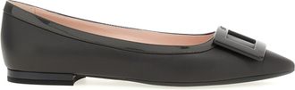 Roger Vivier Gommettine Flat Shoes Grigio-Donna