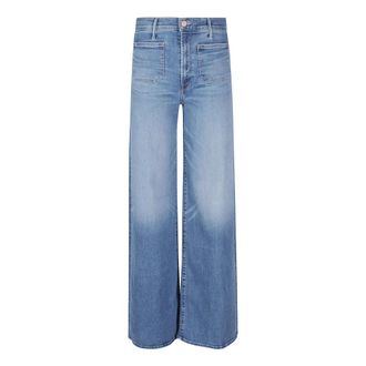 Mother Dames, Jeans, Blauw, Maat: W28