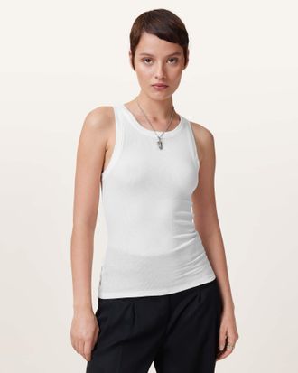 AllSaints Rina Crew Neck Sleeveless Tank Top