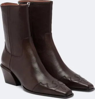 PARIS TEXAS Bettina leather ankle boots