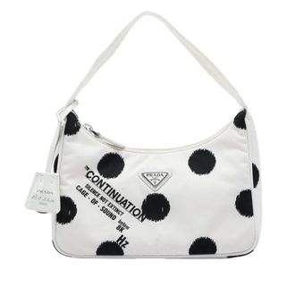 Prada Pre-owned Nylon Shoulder Bag - Dames - Pre-owned - Wit - Maat: ONE Size Nylon