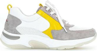 Gabor Dames Wandelsneaker - Dames - Sneakers - Veelkleurig - 37 EU - Leer - Schoenen