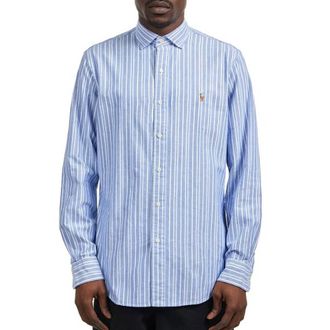 Polo Ralph Lauren Striped Classic Oxford Shirt, Size Small