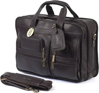 Claire Chase 151E-cafe Executive Computer Briefcase - Cafe