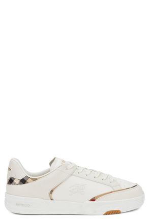Burberry White Logo Sneakers