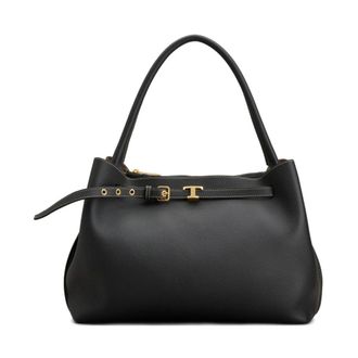 Tod's Tods, Handbags, female, Black, Size: ONE SIZE T Timeless Handbag