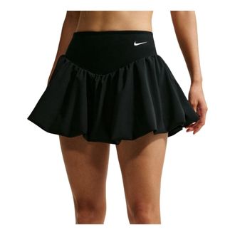 Nike (WMNS) Nike One Dry Fit 2-in-1 Bubble Skirt Asia Sizing Black IU1418-010