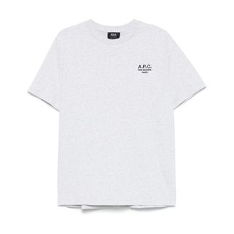 A.P.C. T-Shirts, male, Gray, Size: XL T-Shirt