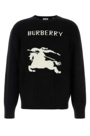 Burberry Black Wool Blend Sweater