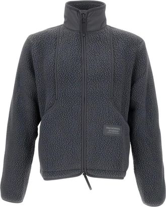 Pas Normal Studios Hoodies & sweatvesten, Heren, Grijs, M, Polyester, Off-Race Pile Fleece Jacket