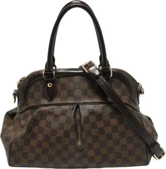 Louis Vuitton Pre-owned Handbags, female, Brown, Size: ONE SIZE Pre-owned Vintage Canvas Handbag