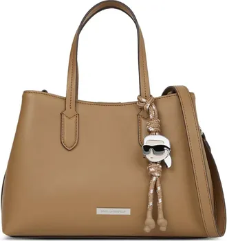 Karl Lagerfeld small K/Ikon tote bag - Brown