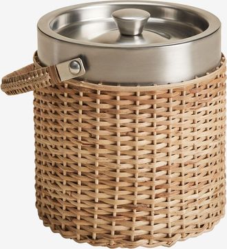 Sklum Cubitera En Acero Inoxidable Y Bamb&uacute; Dakomi Sklum