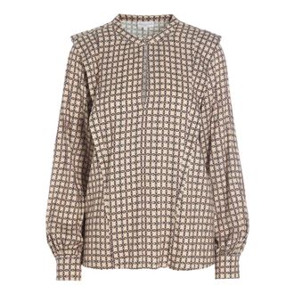 Kudibal Copenhagen Dames, Blouses & Shirts, Beige, Maat: XL Viscose