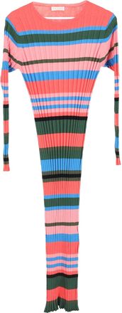 Stine Goya Stine Goya Jeanne Stripe Ribbed Midi Dress in Multicolor Viscose