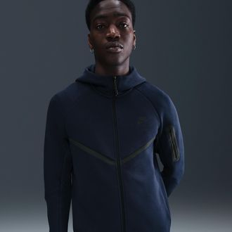 Nike Mens Tech Fleece Windrunner Full-Zip Jacket in Blue | HV0949-451