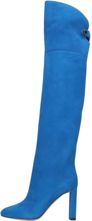 Maisons Skorpios Marylin Suede Laarsjes - Dames - Over de knie laarzen - Blauw - 35 EU - Su&egrave;de - Schoenen