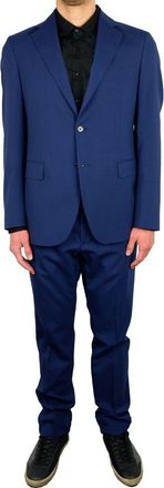 Aquascutum Elegant Wool Blend Two-Piece Mens Suit