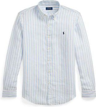 Ralph Lauren CUSTOM FIT STRIPED LINEN SHIRT