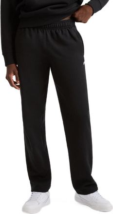 Champion Mens, Powerblend, Fleece Open-Bottom Sweatpants (Reg. Or Big & Tall) Pants, Black C Patch Logo, X-Large