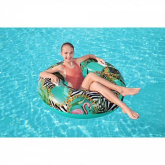 Trade Shop Trade Shop - Gonfiabile Salvagente Fantasia Floreale 114 Cm Con Maniglie Piscina Estate 36302