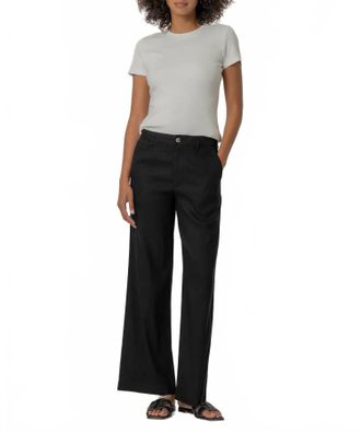 Kut from the Kloth Meg High Rise Straight Pants In Black