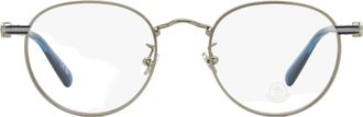 Moncler ML5204H Oval Metal Eyeglasses - Ruthenium
