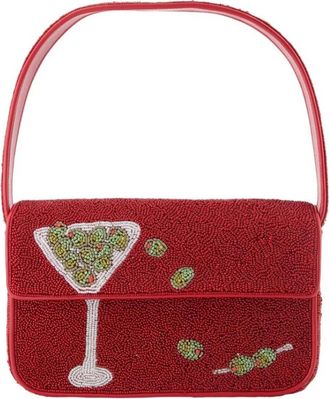 Staud Tommy Beaded Bag - Dames - Schoudertassen - Veelkleurig - ONE Size - Polyester - Tassen