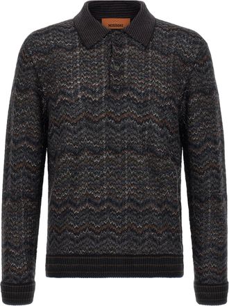 Missoni Multicolor Cashmere Mens Cardigan