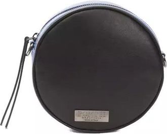 Pompei Donatella Chic Leather Oval Crossbody Womens Bag