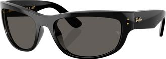 Ray-Ban MEGA BALORAMA Ultra Black Square Unisex Sunglasses RB2289 6826J5 60
