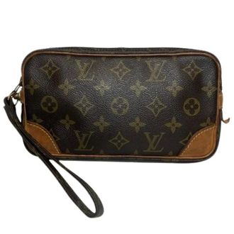 Louis Vuitton Pre-owned Monogram Clutch - unisex - Louis Vuitton Vintage - Vintage Clutches - Brown - ONE SIZE - Pre-owned