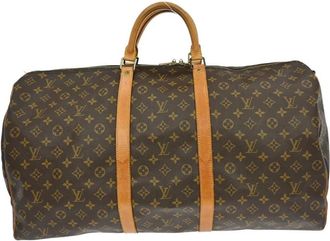 Louis Vuitton Pre-owned Weekend Bags, female, Brown, Size: ONE SIZE Pre-owned Keepall Duffle Bag