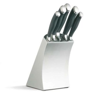 Kitchen Craft Aster Masterclass Trojan Juego De Cuchillos De Cocina Plateado