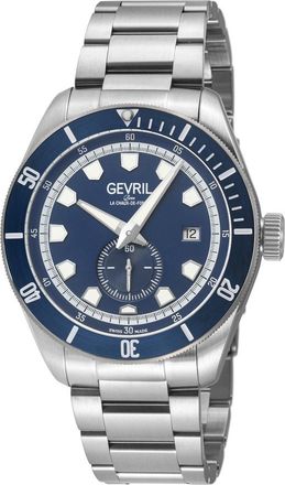 Gevril Group Yorkville Automatic Blue Dial Mens Watch 48641B