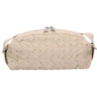 Bottega Veneta Pre-owned Cross Body Bags, male, Beige, Size: ONE SIZE Pre-owned Fanny pack