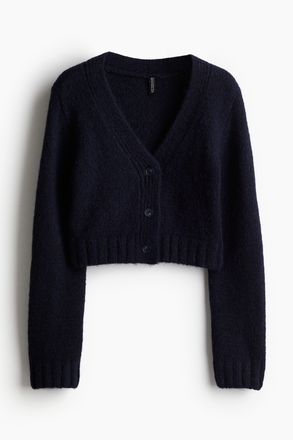 H&M Cardigan mit V-Ausschnitt - Blue